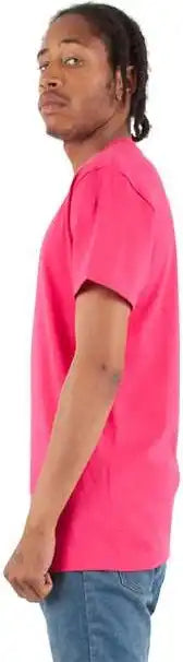 Shaka Wear Shvee Unisex V-neck T-shirt - Hot Pink