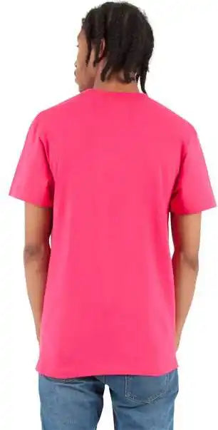 Shaka Wear Shvee Unisex V-neck T-shirt - Hot Pink