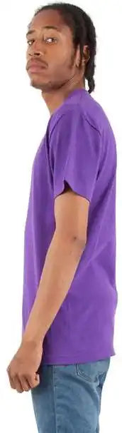 Shaka Wear Shvee Unisex V-neck T-shirt - Purple