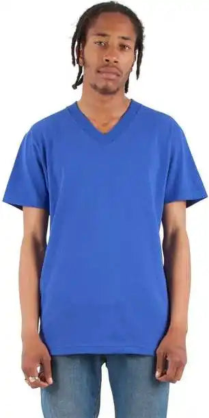 Shaka Wear Shvee Unisex v Neck t Shirt Royal