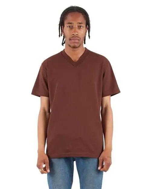 Shaka Wear Shvee V-neck T-shirt - Brown