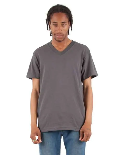 Shaka Wear Shvee V-neck T-shirt - Dark Grey