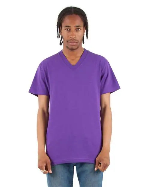 Shaka Wear Shvee V-neck T-shirt - Purple - s
