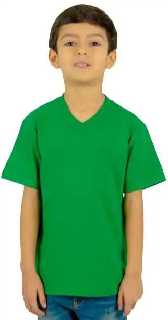 Shaka Wear Shveey Youth V-neck T-shirt - Kelly Green