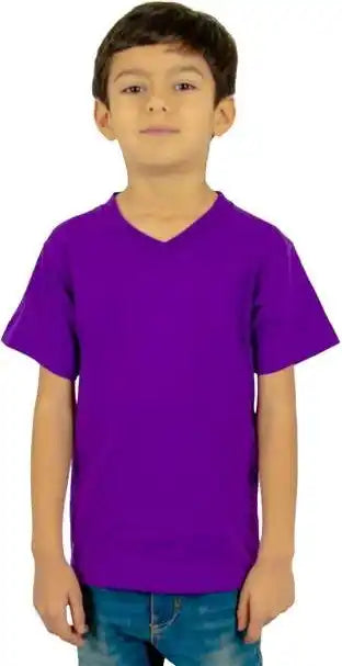 Shaka Wear Shveey Youth V-neck T-shirt - Purple