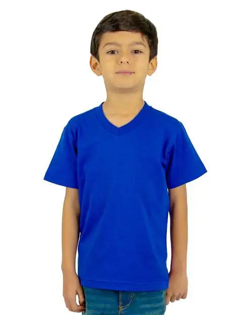 Shaka Wear Shveey Youth V-neck T-shirt - Royal - Blue / Xs