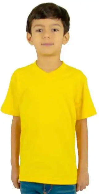 Shaka Wear Shveey Youth V-neck T-shirt - Yellow