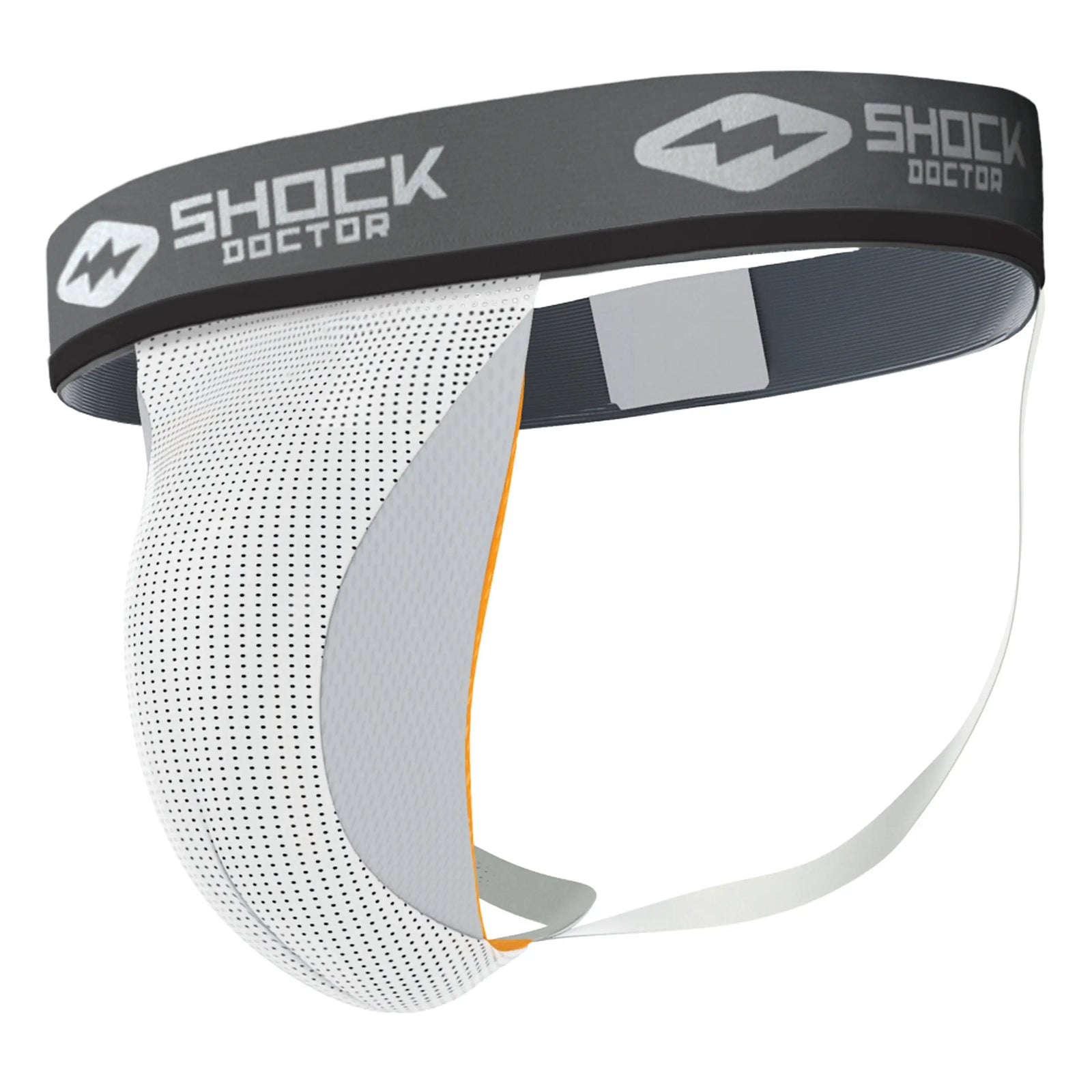 Shock Doctor 218 Supporter W/cup Pocket Blk - White