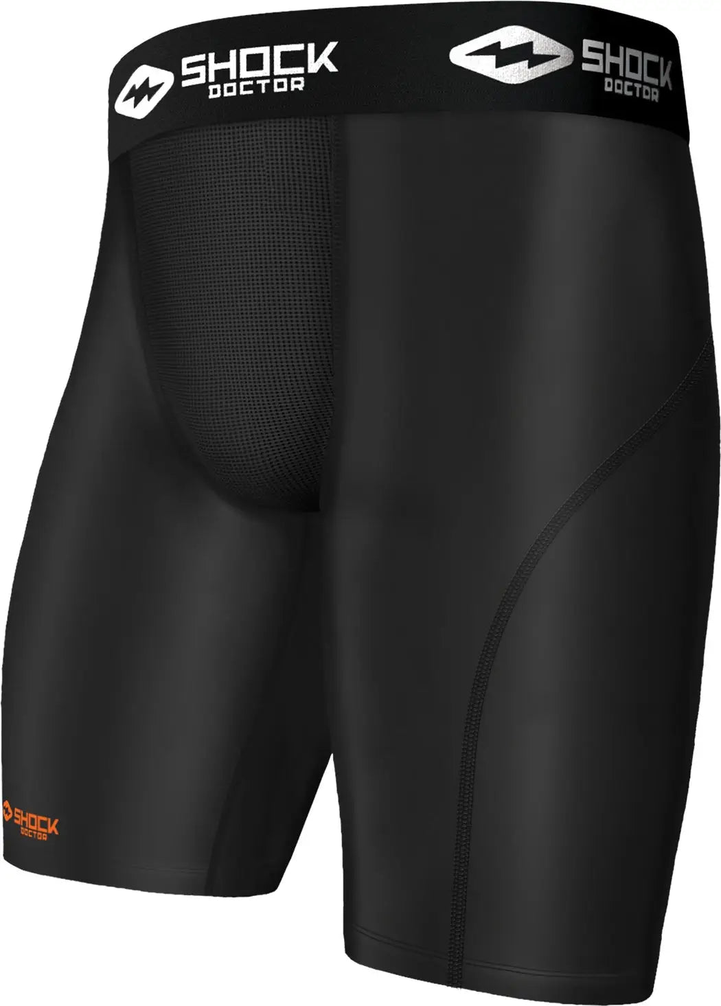 Shock Doctor 220 Compshor W/cuppkt Blk - Black