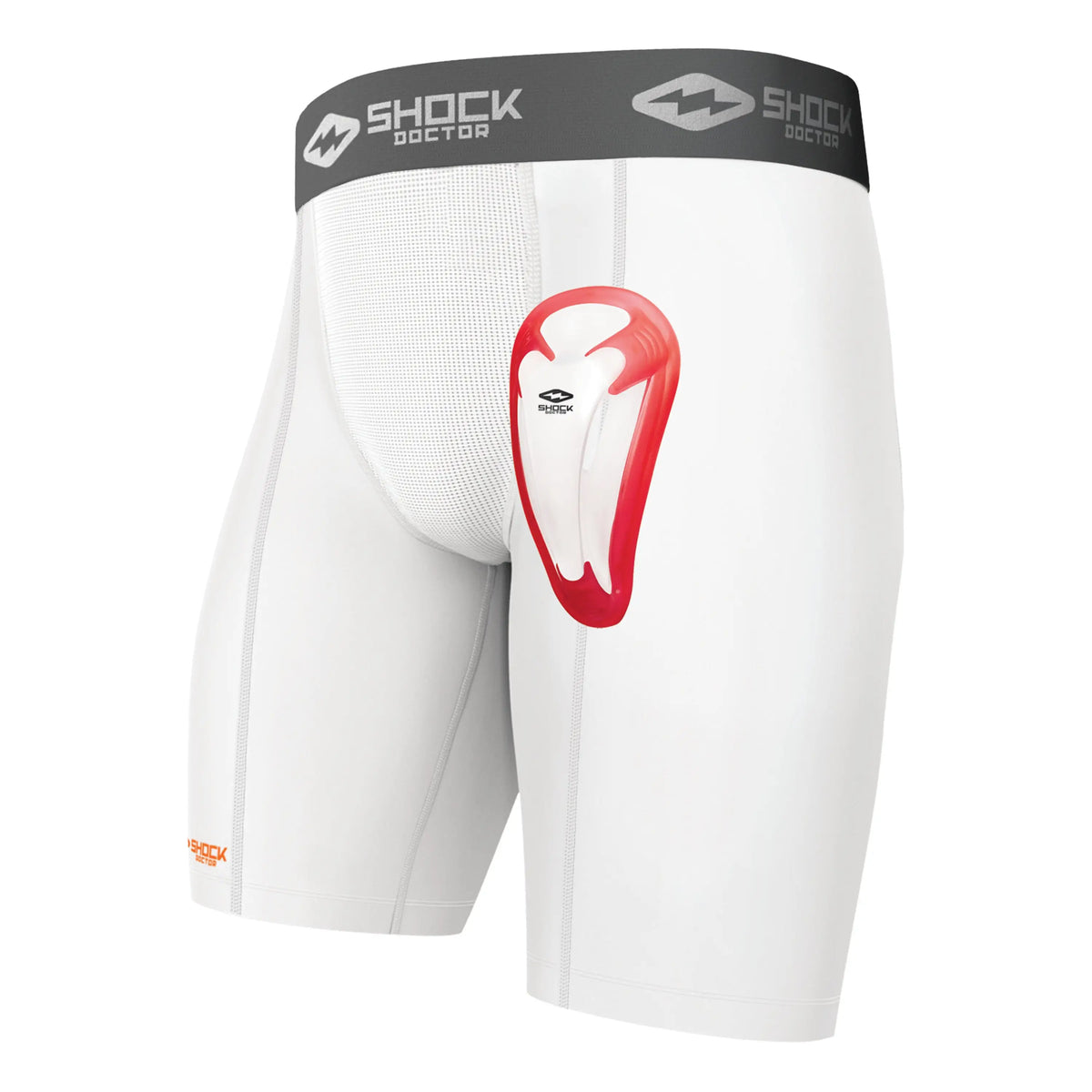 Shock Doctor 251 Dblcomshor W/biocup Wht