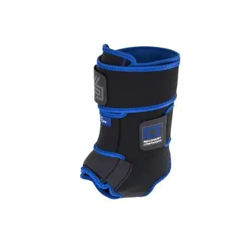 Shock Doctor 752 Ice Recovery Compression Ankle Wrap Adult - Black