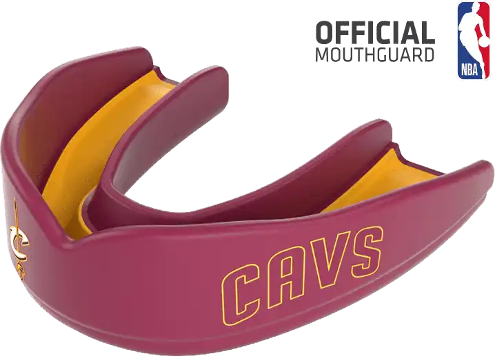 Shock Doctor 8303 Superfit Basketball Nba Mouthguard Cleveland Cavaliers Wine Gold
