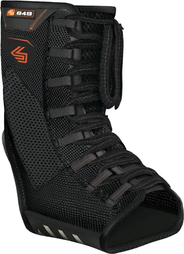 Shock Doctor 849 Ultra Gel Lace Anksupp Blk - Black