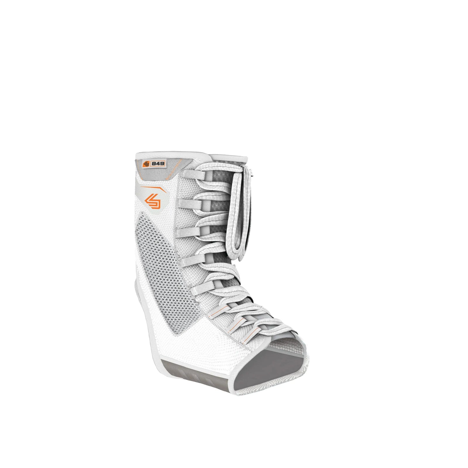 Shock Doctor 849 Ultra Gel Lace Anksupp Blk - White - s