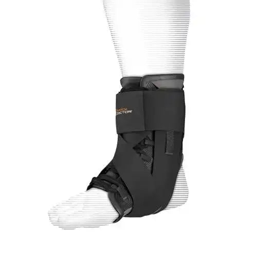 Shock Doctor 851 Ultra Wrap Lace Ankle Support Adult - Black
