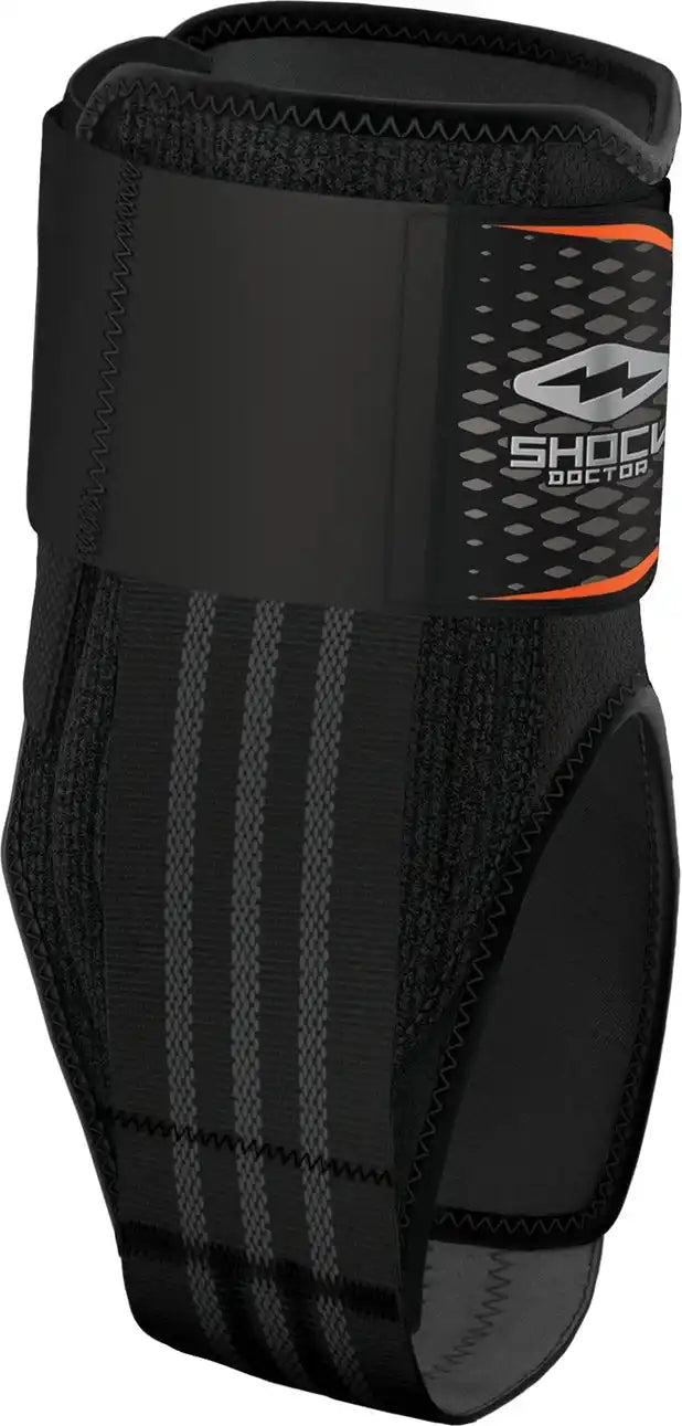 Shock Doctor 896 Ultra Laceless Cleat Ankle Brace W/ Flex-sprt Stays Blk - Black / s
