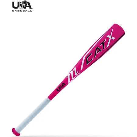 Marucci CatX Tee Ball USA Approved -11 Bat - White Pink - HIT a Double - 2