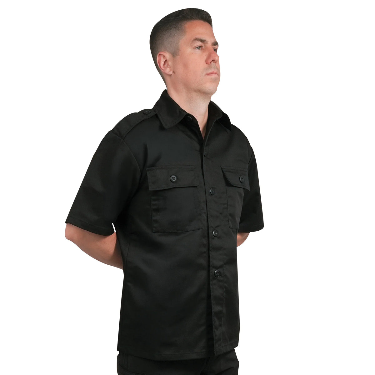 Short Sleeve Tactical Shirt - Black