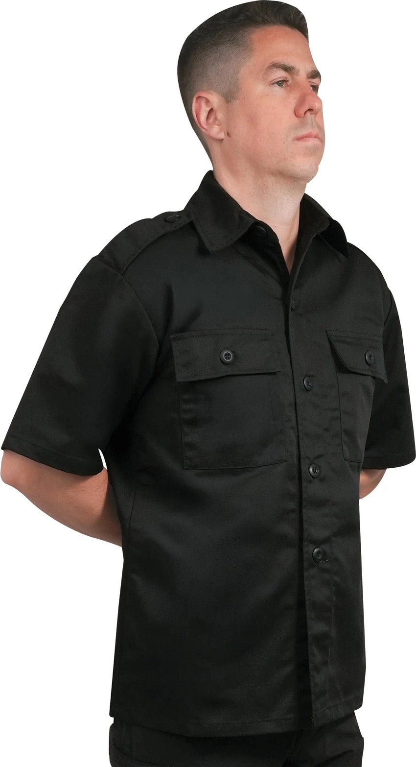 Short Sleeve Tactical Shirt - Black