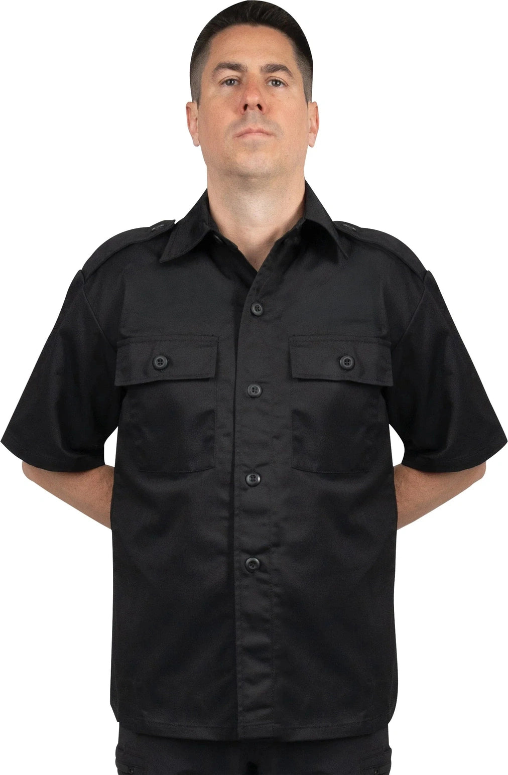 Short Sleeve Tactical Shirt - Black