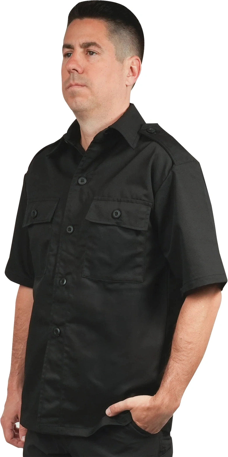 Short Sleeve Tactical Shirt - Black