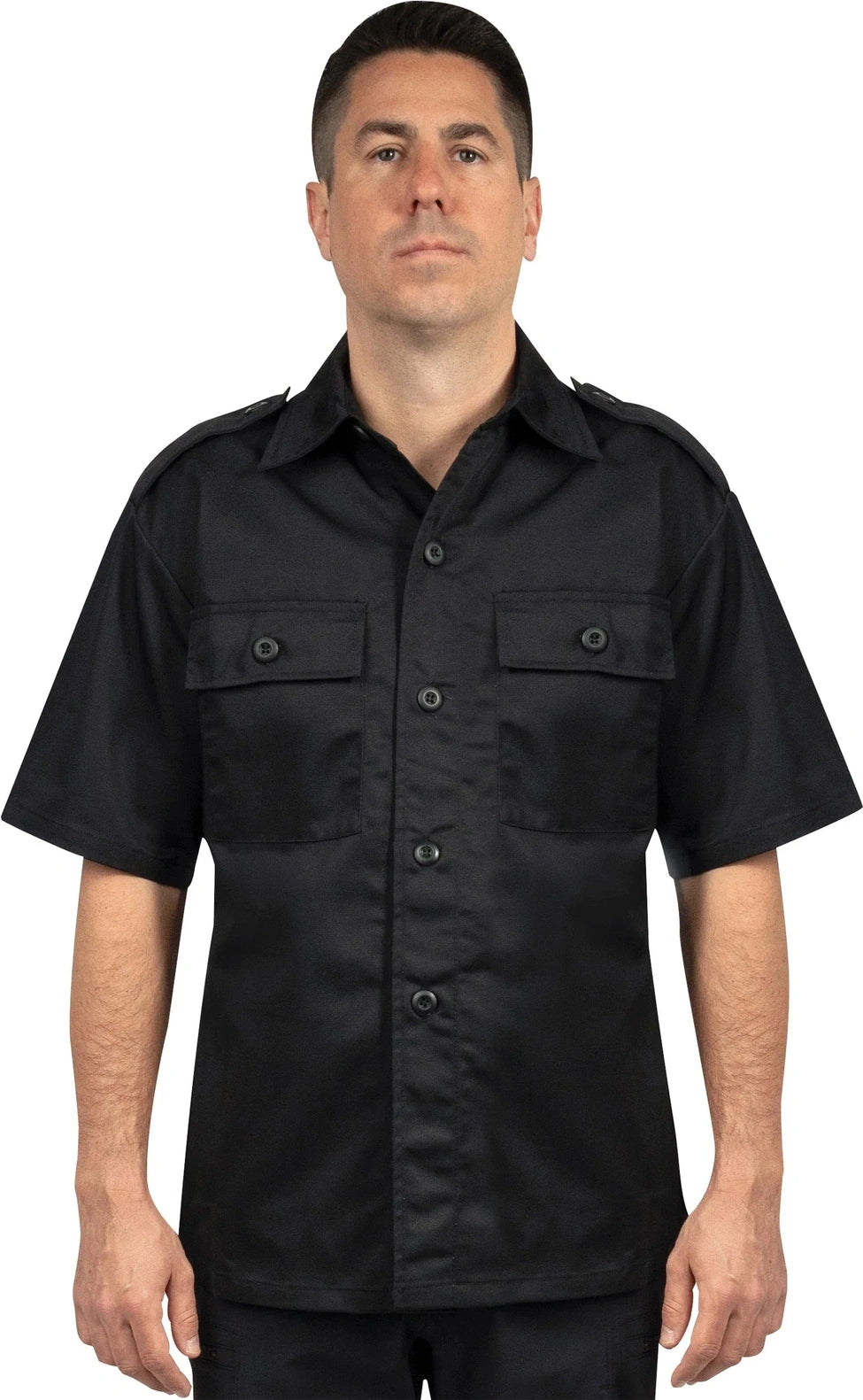 Short Sleeve Tactical Shirt - Black