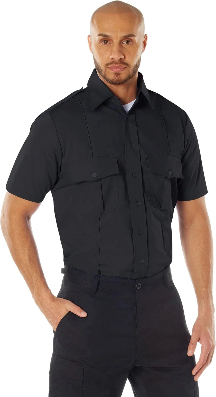 Short Sleeve Uniform Shirt - Midnight Navy Blue / s