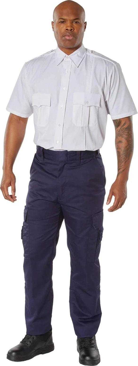 Short Sleeve Uniform Shirt - White / s