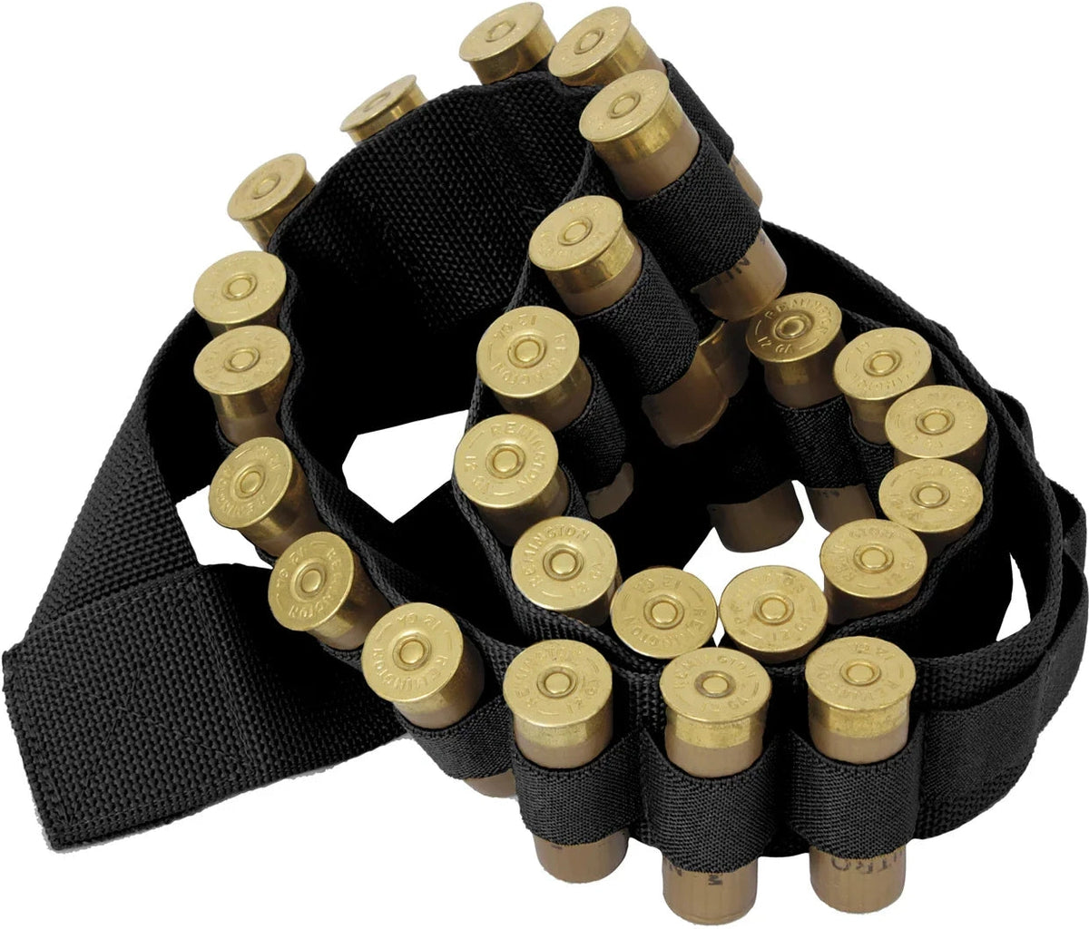 Shotgun Shell Bandolier - Black