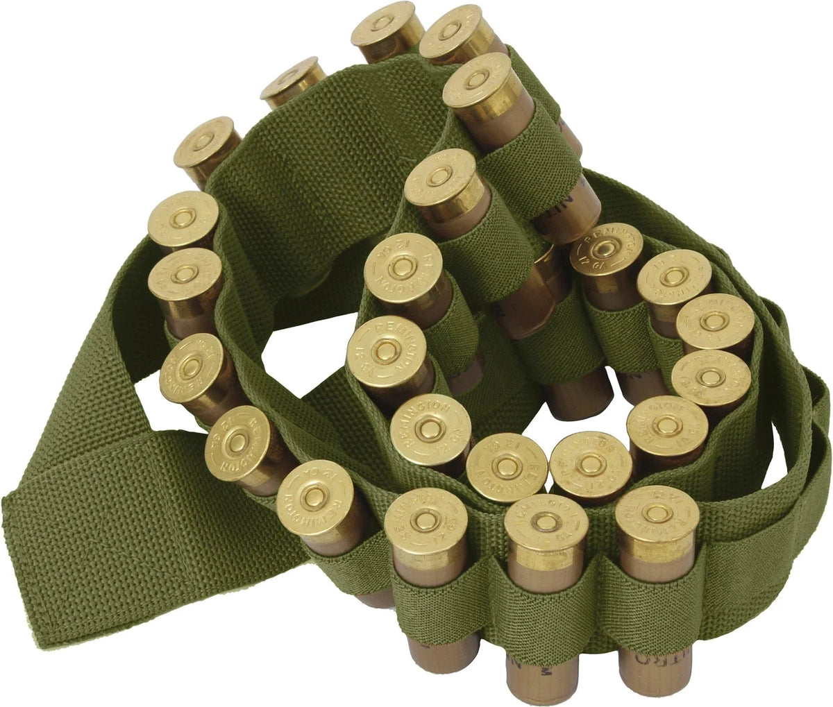 Shotgun Shell Bandolier - Olive Drab