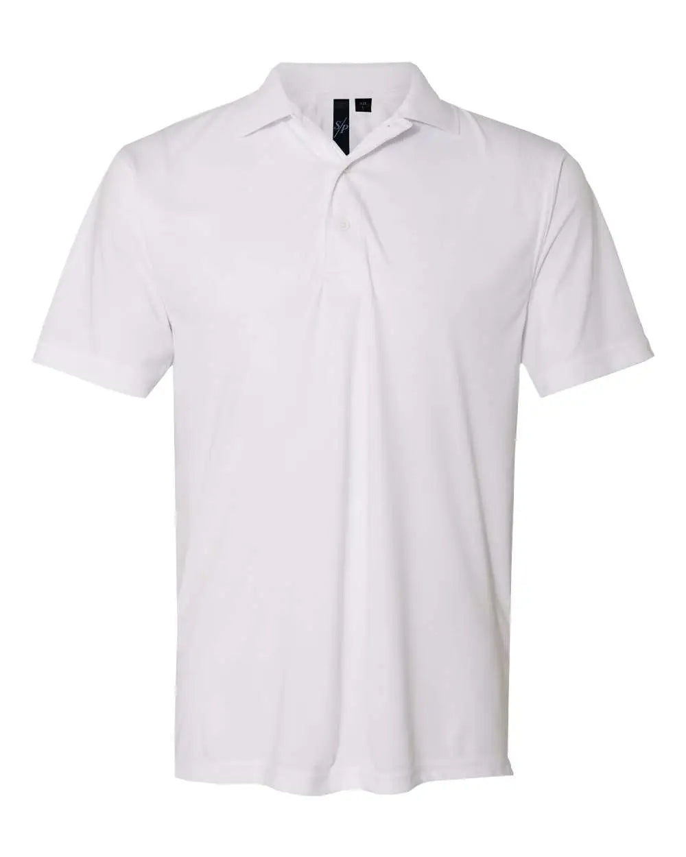 Sierra Pacific 0100s Value Polyester Polo - 0100 - White