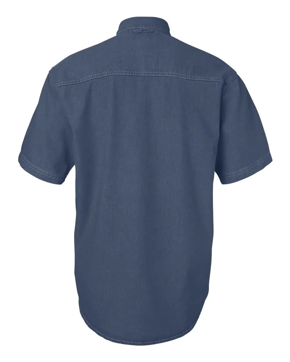 Sierra Pacific 0211 Denim Short Sleeve Shirt - Dark