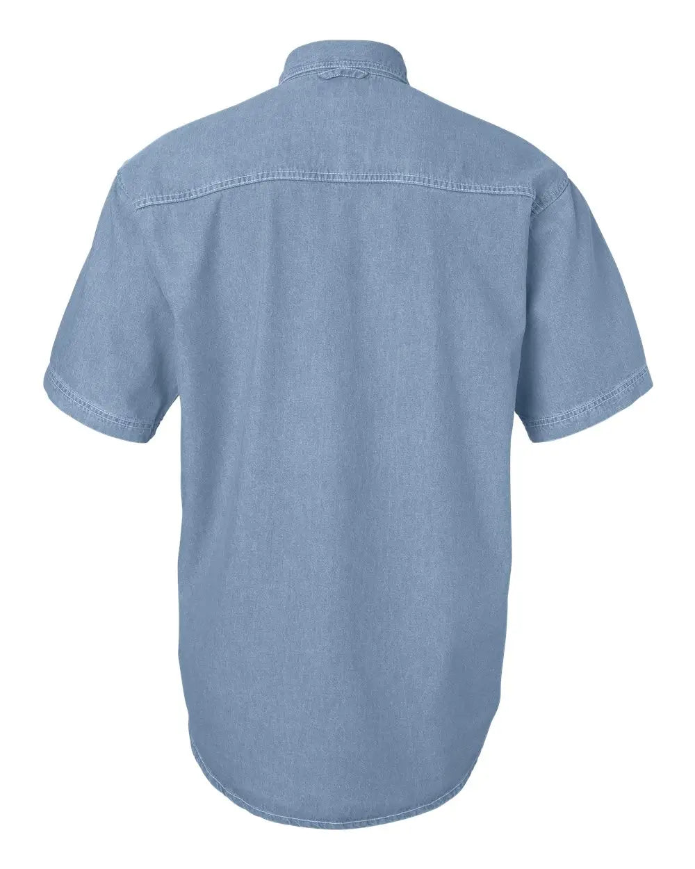 Sierra Pacific 0211 Denim Short Sleeve Shirt - Light
