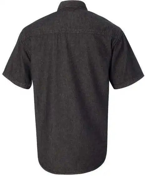 Sierra Pacific 0211 Short Sleeve Denim Shirt - Black