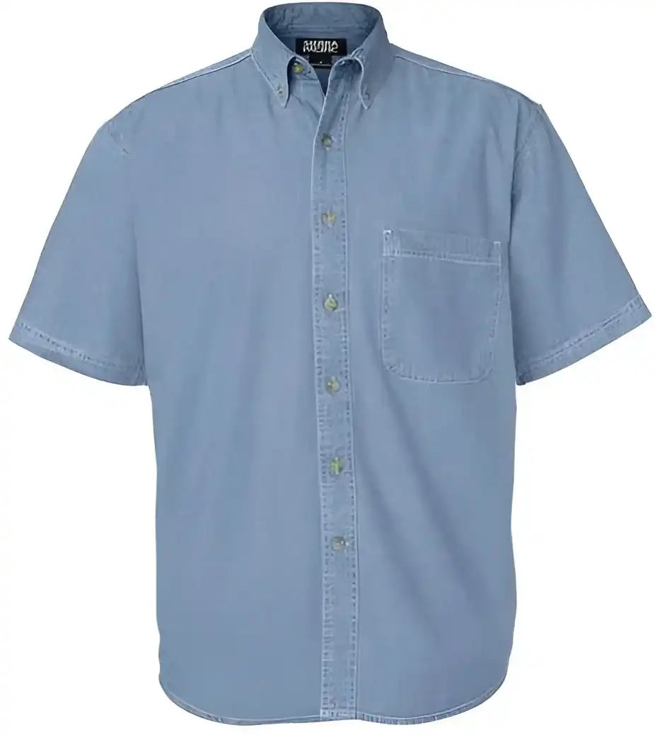 Sierra Pacific 0211 Short Sleeve Denim Shirt Light