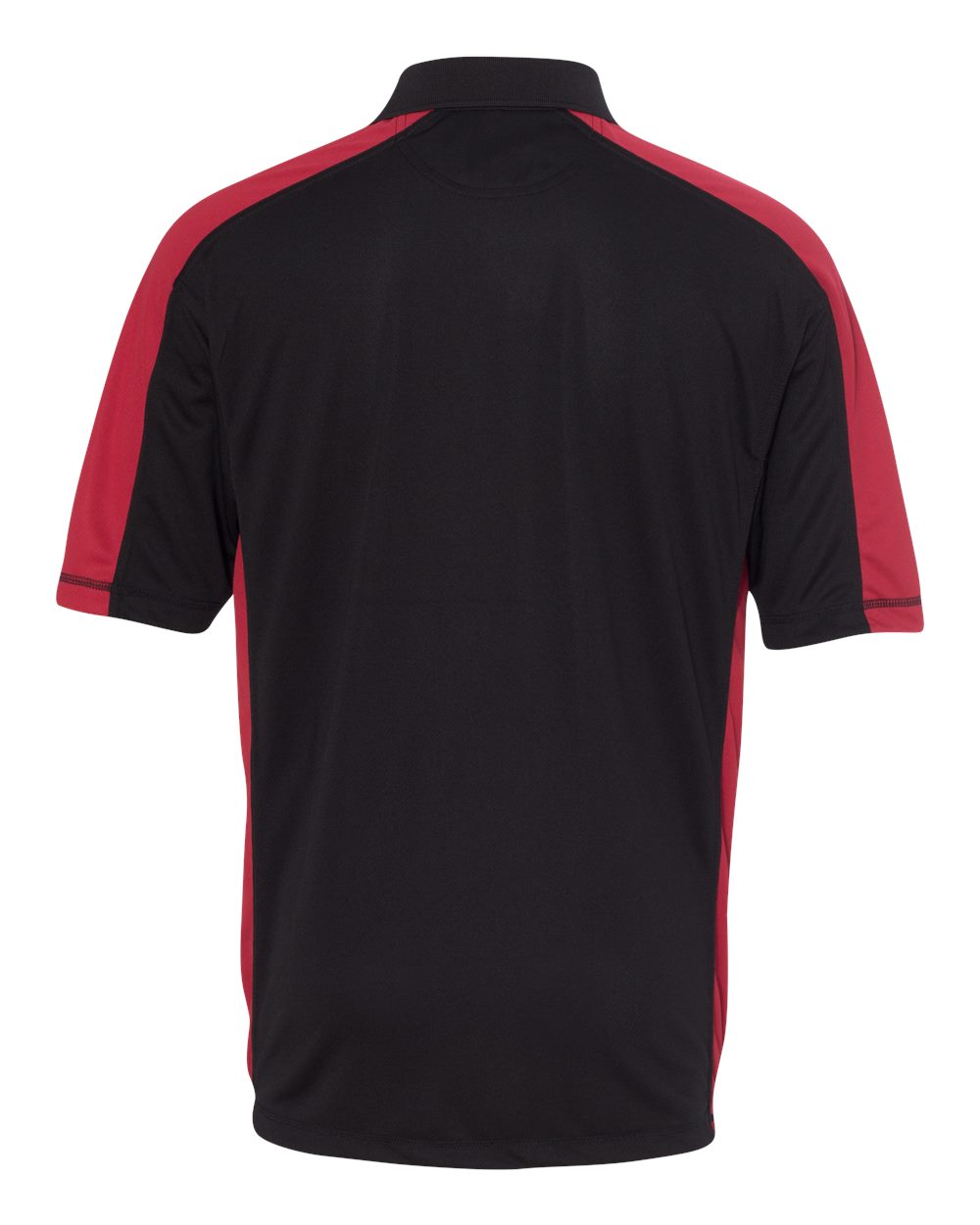 Sierra Pacific 0465 Colorblocked Moisture Free Mesh Polo - Black Red