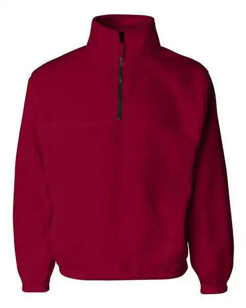 Sierra Pacific 3051 Fleece Quarter Zip Pullover Red
