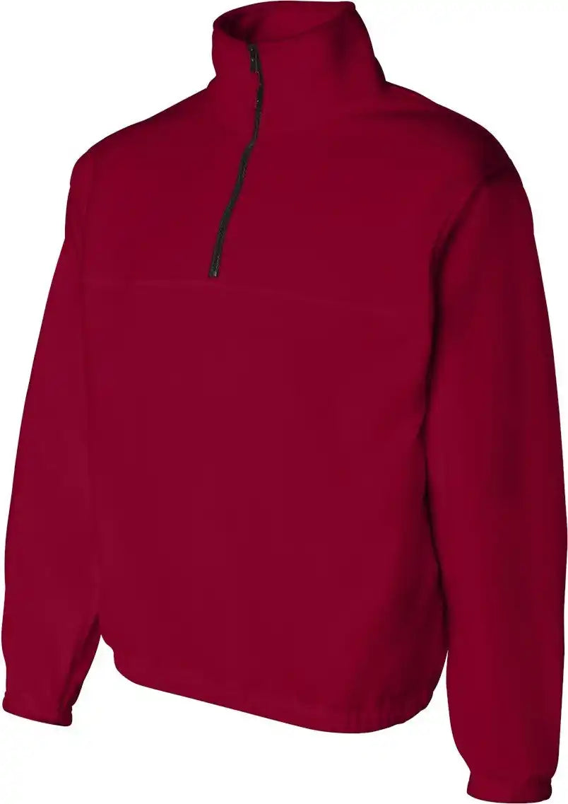 Sierra Pacific 3051 Fleece Quarter-zip Pullover - Red - Xl