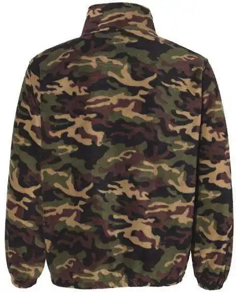 Sierra Pacific 3061 Fleece Full-zip Jacket - Green Camo