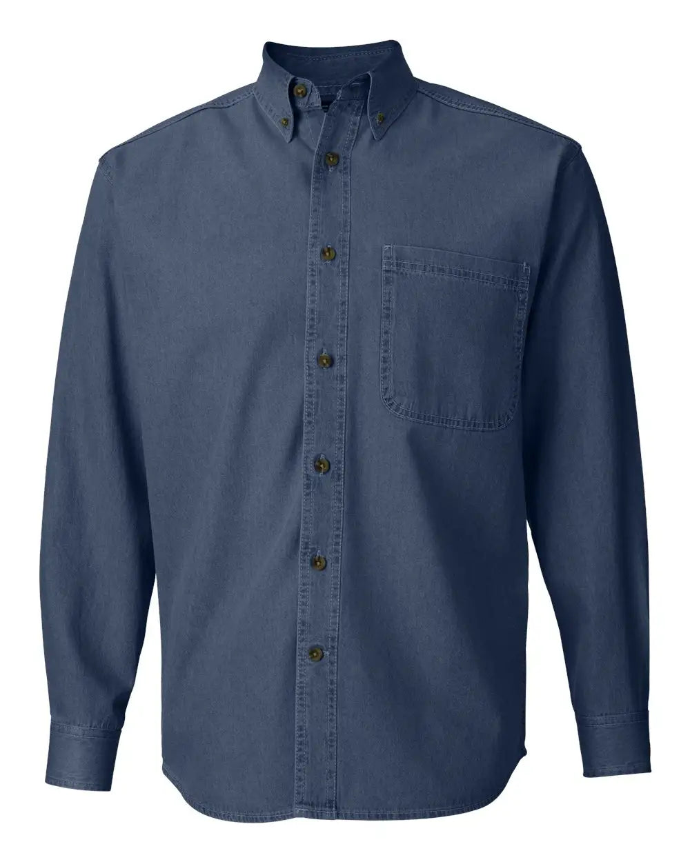 Sierra Pacific 3211 Denim Shirt - Dark - Navy / s
