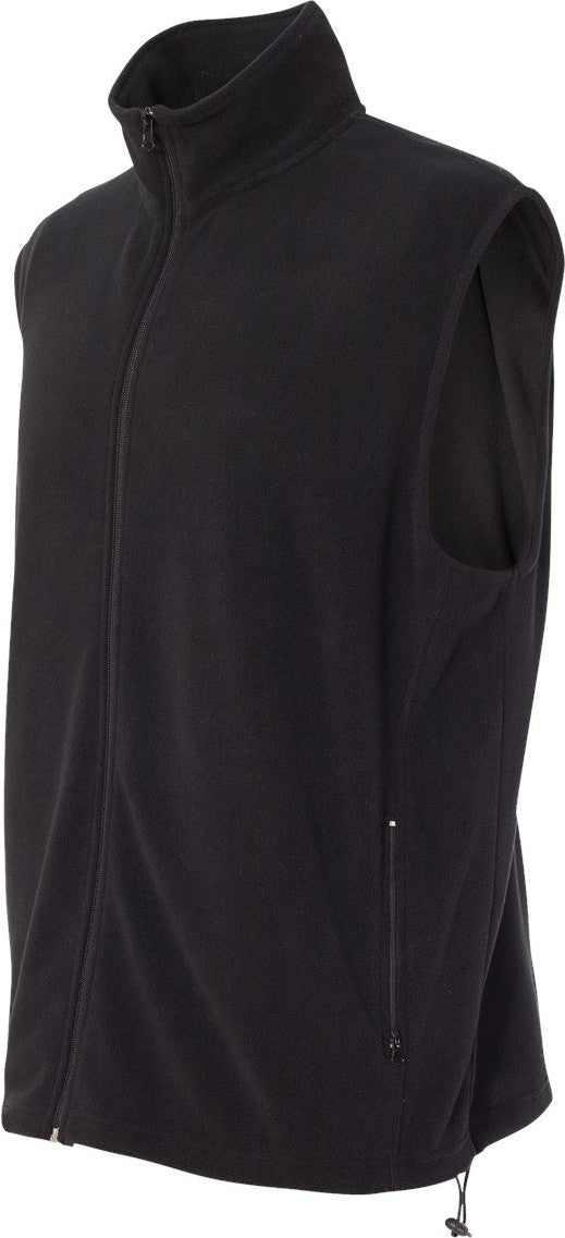 Sierra Pacific 3310fe Microfleece Full-zip Vest - 3310 - Onyx Black - Adult m