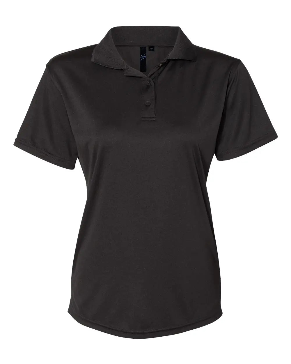 Sierra Pacific 5100s Women’s Value Polyester Polo - 5100 - Black - Ladies s