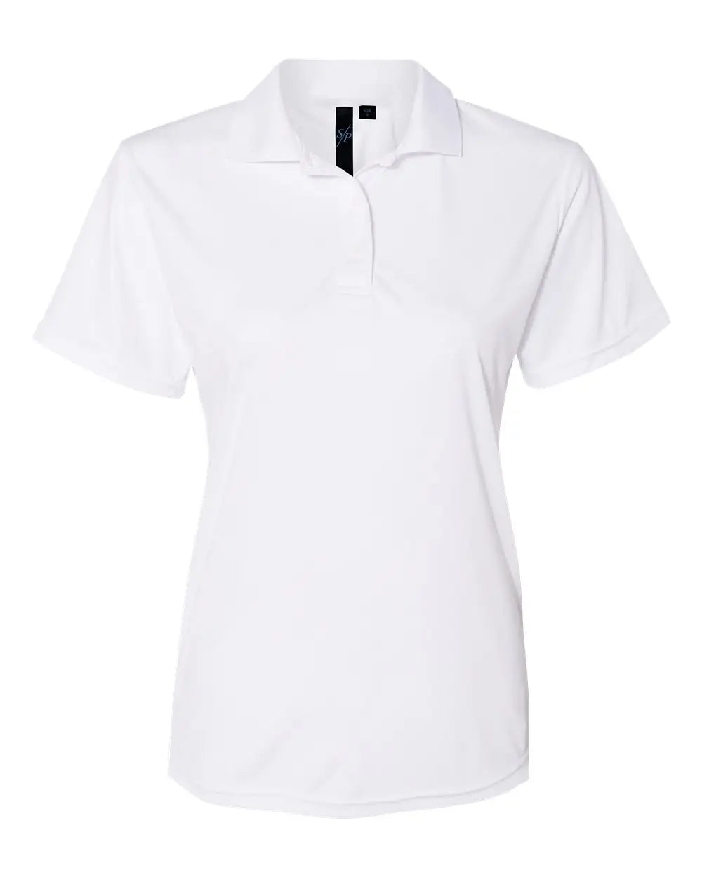 Sierra Pacific 5100s Women’s Value Polyester Polo - 5100 - White - Ladies s