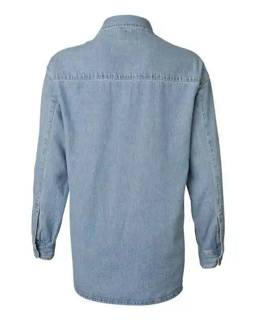 Sierra Pacific 5211 Women’s Long Sleeve Denim Shirt Light