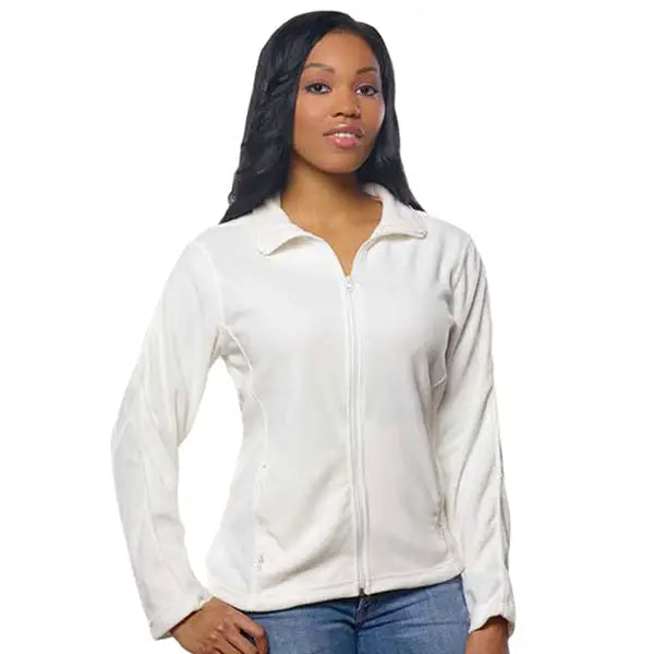 Sierra Pacific 5301 Women’s Microfleece Full-zip Jacket - Winter White