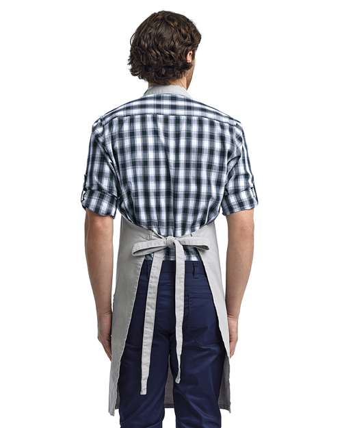 Silver Calibre Heavy Canvas Apron with Pocket - RP137