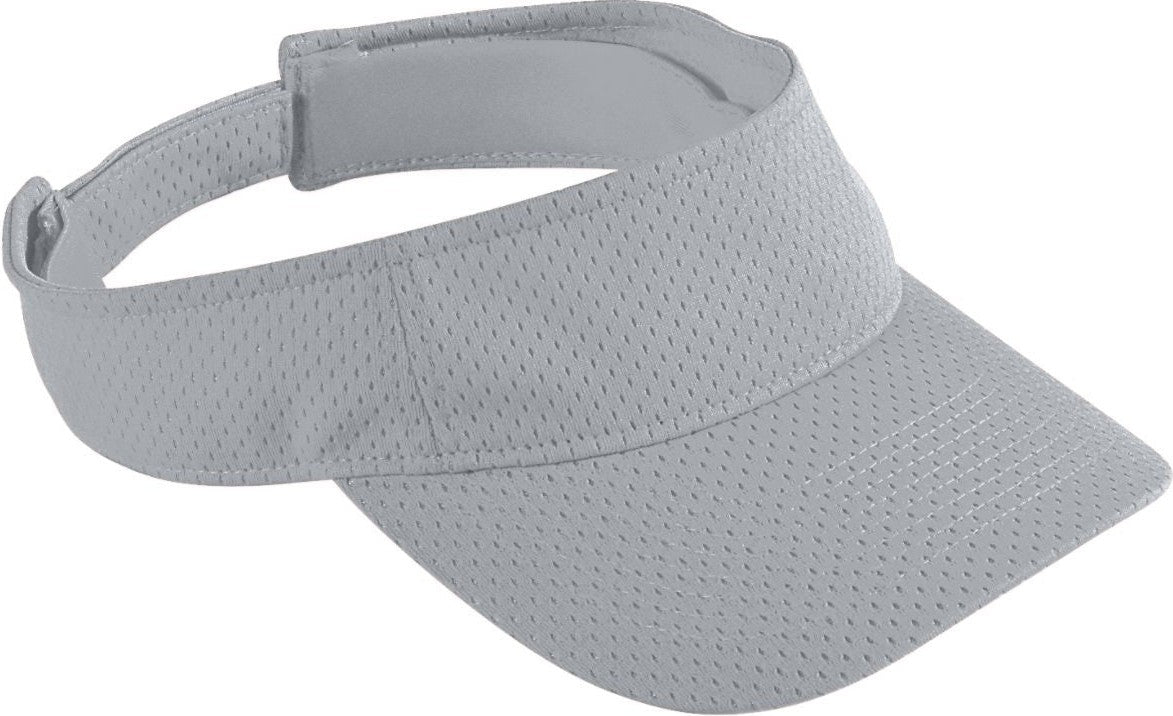 SILVER GREY YOUTH ATHLETIC MESH VISOR