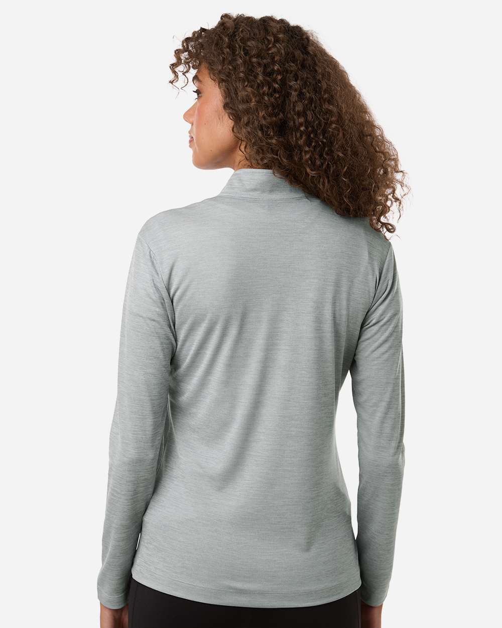Silver Melange Women's Pro-Lock Performance Mélange Quarter-Zip Pullover - 4HM70L