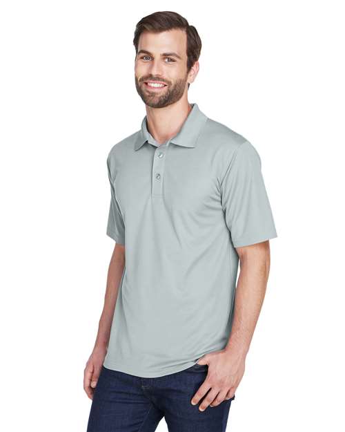 Silver Men&#39;s Cool &amp; Dry Mesh Piqué Polo - 8210