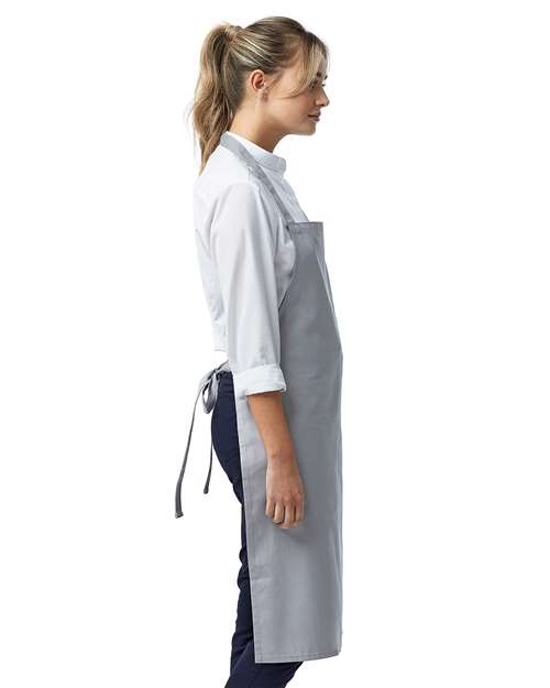 Silver Organic Cotton Bib Apron - RP102